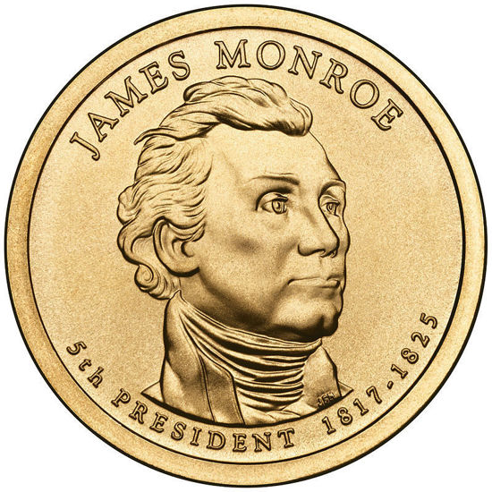 Picture of США 1 долар 2008, 5 президент Джеймс Монро (1817-1825), "Серія Президентів"