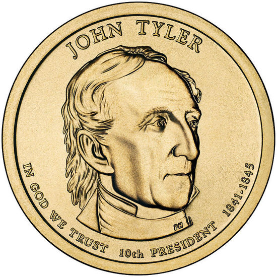 Picture of США 1 доллар 2009, 10 президент Джон Тайлер (1841-1845), "Серия Президентов"