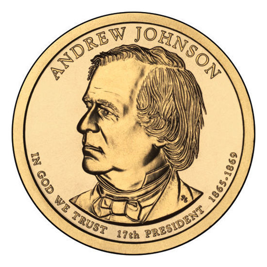Picture of США 1 доллар 2011, 17 президент Эндрю Джонсон (1865-1869), "Серия Президентов"