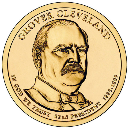 Picture of США 1 долар 2012, 22 президент Гровер Клівленд (1885-1889), "Серія Президентів"