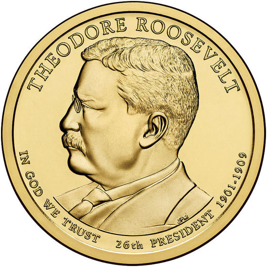 Picture of США 1 долар 2013, 26 президент Теодор Рузвельт (1901-1909), "Серія Президентів"