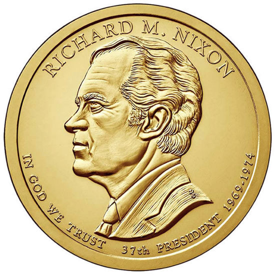 Picture of США 1 долар 2016, 37 президент Річард Ніксон (1969-1974), "Серія Президентів"