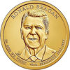 Picture of США 1 долар 2016, 40 президент Рональд Рейган (1981-1989), "Серія Президентів"
