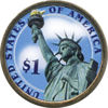 Picture of США 1 доллар 2006-2016, Набор 39 монет "Серия Президентов" . Цветная эмаль, двухсторонняя