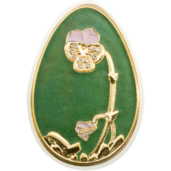 Picture of Срібна монета "Яйце Фаберже зелене" серії Імператорські яйця
