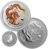 Picture of Цветная серебряная монета "Год Дракона" Австралия 15,5 грамм