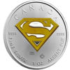 Picture of Серебряная монета с позолотой "Щит Супермена" 31,1 грамм