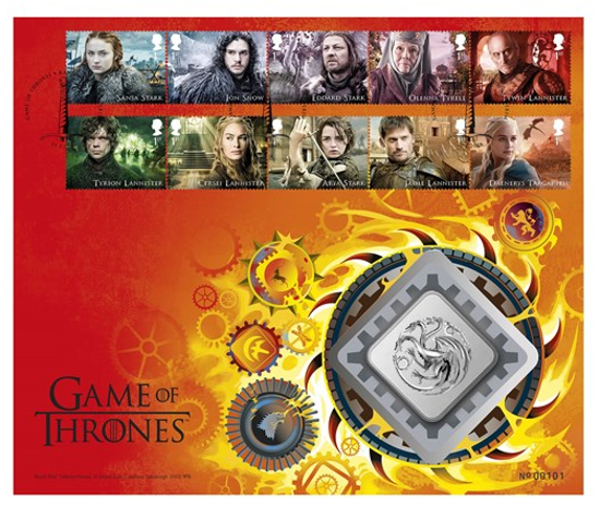 Изображение Англия, Великобритания. Игры Престолов: Дом Таргариен. Медаль (Game of Thrones: House Targaryen)