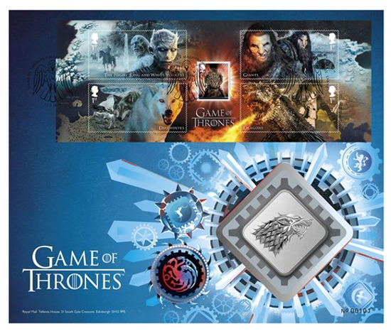Picture of Англия, Великобритания. Игры Престолов: Дом Старк. Медаль (Game of Thrones: House Stark)