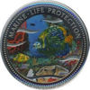 Picture of Палау 1 долар 2001, "Блискуча риба, Серія" Захистимо морський світ"