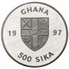 Picture of Гана 500 сика 1997, Морские рыбы, Серия "Защитим морской мир". Серебро 155,5 гр.