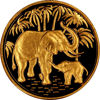 Picture of Золота монета "Слон - Африканська дика природа" Сомалі 2007 0.62 грам