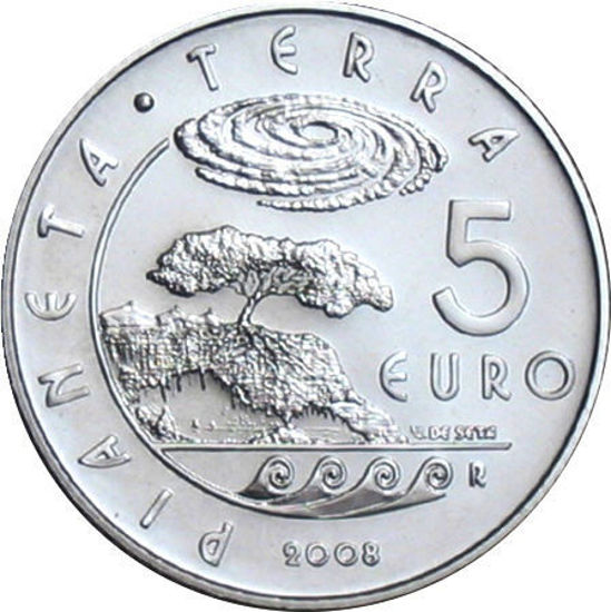 Picture of Сан-Марино 5 Євро 2005, Міжнародний рік Планети Земля. Срібло 18 гр.