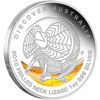 Picture of Срібна кольорова монета "Плащеноса ящірка" Австралія 2011 31.1 грам