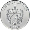 Picture of Куба 1 песо 2001, "Попугай cotorra "Серия "Фауна Карибов"