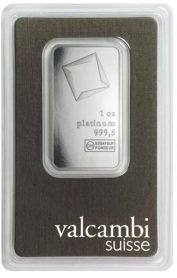 Picture of Слиток Платины 31,1 грамм  VALCAMBI(CREDIT SUISSE)