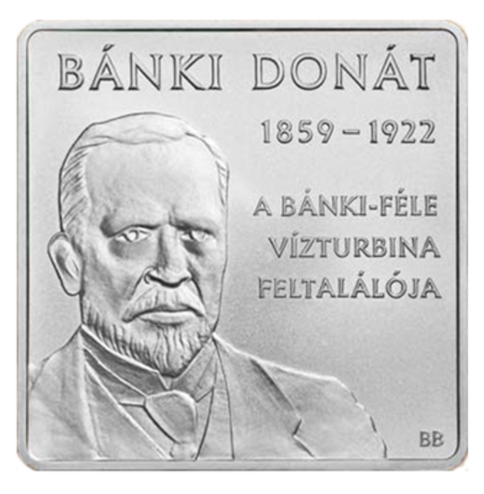 Picture of Венгрия 1000 форинтов 2009, 150 лет со дня рождения Доната Банки