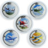 Picture of Набір з п'яти срібних монет «Гонщики Speed Jets 1930 - х» 2006 Острови Кука