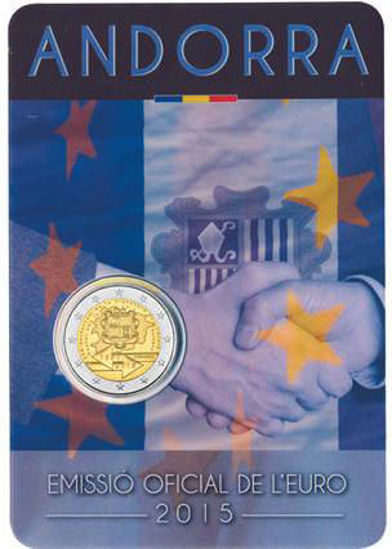 Picture of Андорра 2 евро 2015, 25 лет подписания таможенного соглашения с ЕС