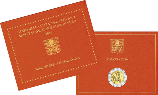 Picture of Ватикан 2 евро 2016, Святой год милосердия