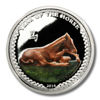 Picture of Срібна монета "Рік Коня" (кольорова емаль) 15.55 грам