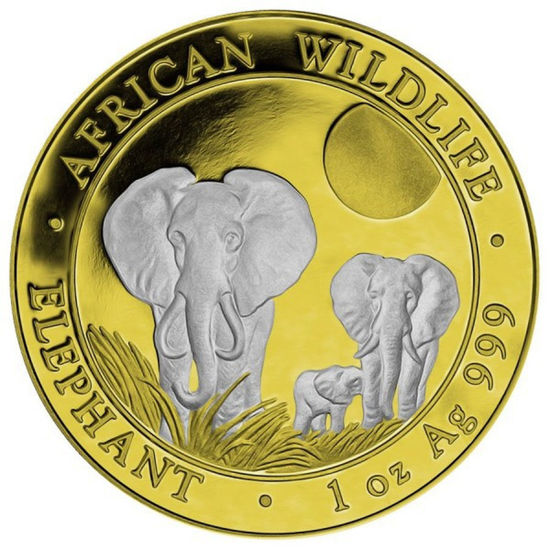 Picture of Слон - серія "Африканська Дика Природа" 31,1 грам, 2015