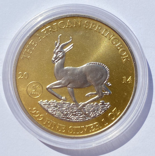 Picture of Серебряная монета Крюгерранд 31.1 грамм 2014 г.