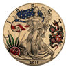 Picture of Срібна монета "Liberty - Американське традиційне татуювання" Змії і троянди "" 31.1 грам 2018 р.