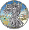 Picture of Серебряная монета  "Американский орел Liberty - Брайтон-Бич" 31.1 грамм 2019 г. США