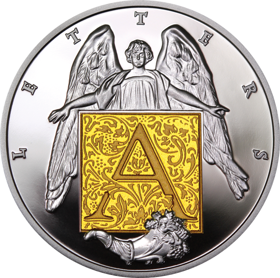 Picture of Серебряная монета "Азбука твоей души" 17,5 грамм 2017 г. Ниуэ