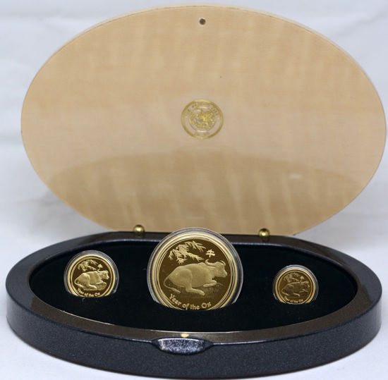 Picture of Набір золотих монет "Рік Бика - Lunar Series II"