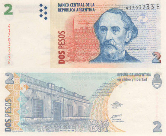 Picture of Аргентина 2 песо 2002 (Р-352)