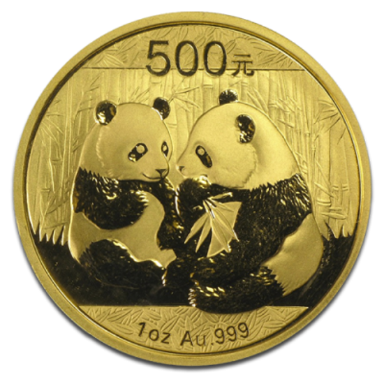 Picture of Золотая  монета "Китайская Панда" 31,1 грамм 2009 г.