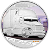 Picture of Серебряная монета "Короли дорог - Freightliner Cascadia" 31,1 грамм Тувалу