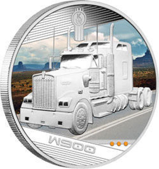 Picture of Срібна монета "Королі доріг - Kenworth W900" 31,1 грам Тувалу