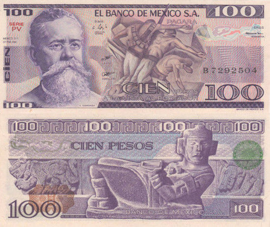 Picture of Мексика 100 песо 1981