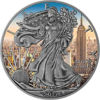 Picture of Серебряная монета  "Американский орел Liberty - Эмпайр стейт билдинг" 31.1 грамм 2017 г. США