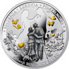 Picture of Срібна монета з позолотою "Річниця Весілля" 17,5 грам 2018 р.