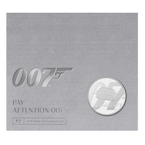 Picture of Англия, Великобритания, 5 фунтов 2020 Джеймс Бонд "Агент 007".  Подводная лодка (в буклете. ІІ тип
