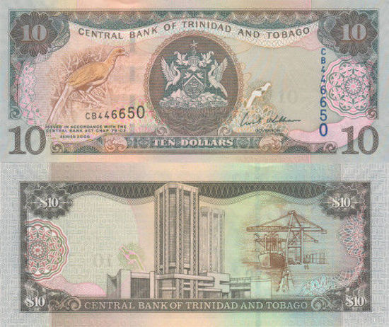 Picture of Тринидад и Тобаго 10 долларов 2006 (Р 57)