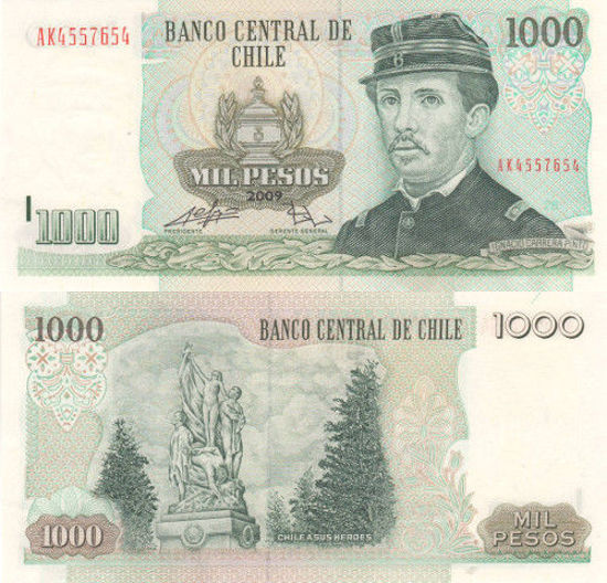 Picture of Чили 1000 песо 2009 (Р 154)