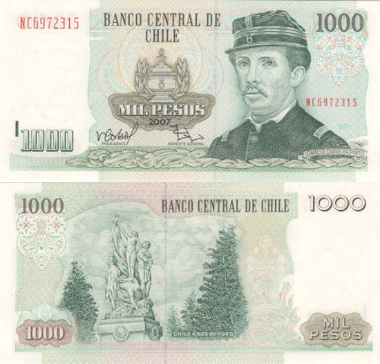 Picture of Чили 1000 песо 2007