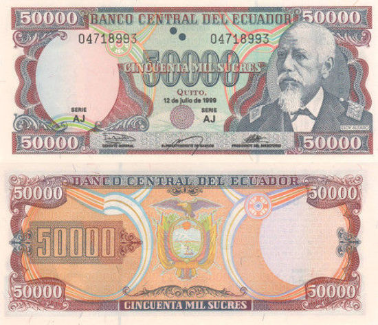 Picture of Эквадор 50 000 сукре 1999
