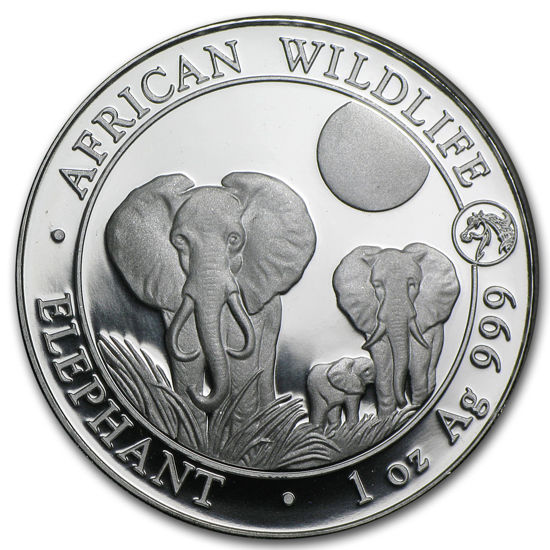 Picture of Слон - 2014 серия "Африканская Дикая Природа" 31,1 грамм, 2014