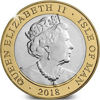 Picture of Острів Мен 2 фунта 2018, 2 монети, Автогонщик і мотогонщик - Майк Хейлвуд
