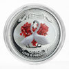 Picture of Срібна монета "Кохання Дорогоцінне - Білі Лебеді" 31,1 грам 2010 р.