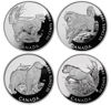 Picture of Набор из 4-х серебряных монет "Лучшие друзья Канады - Собаки" 50 центов 1997