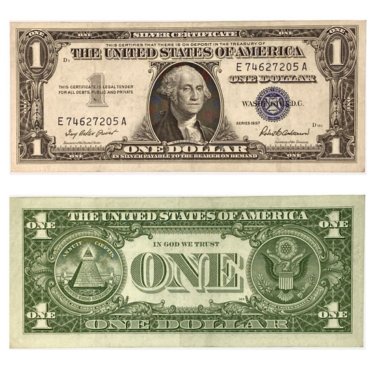 Picture of 1 долар США 1957 р. "номер і серія - рандомна"