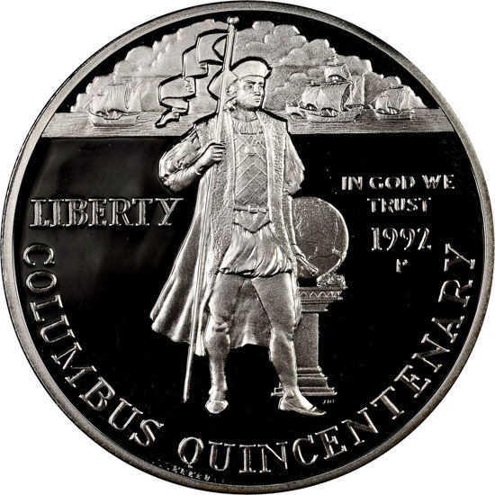Picture of Серебряная монета "Liberty - Пятисотлетие Колумба" 1 доллар США 1992