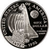 Picture of Срібна монета "Liberty - п'ятсотліття Колумба" 1 долар США 1992